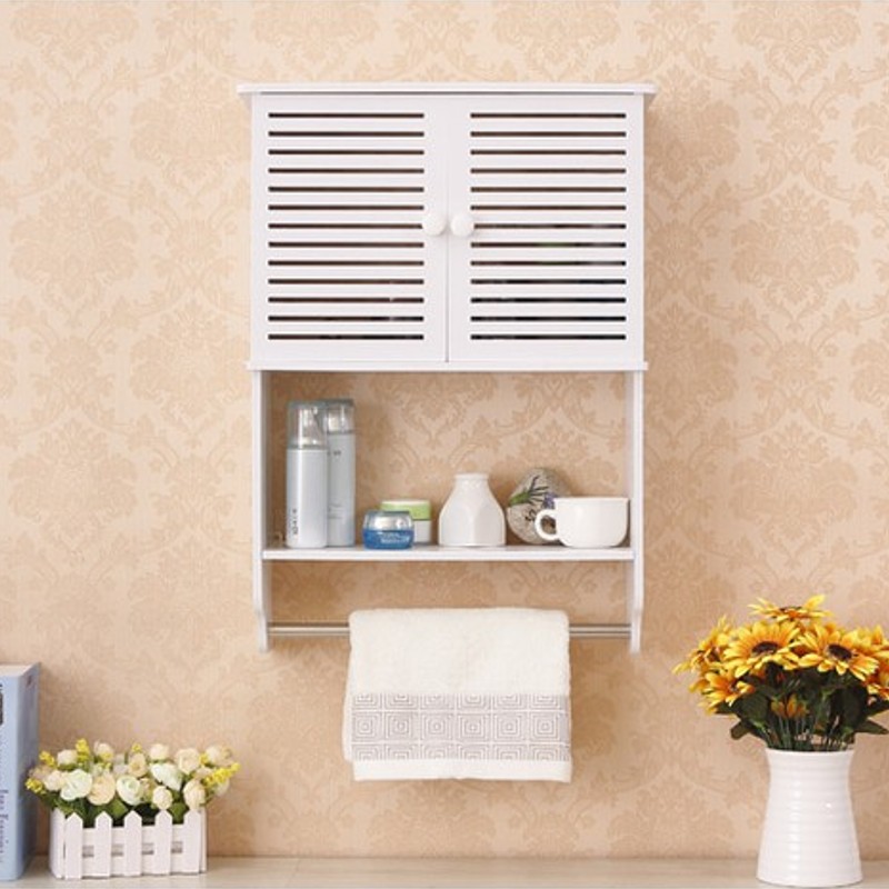 Dulap de perete pentru baie, 60 x 41 x 15 cm​, Alb