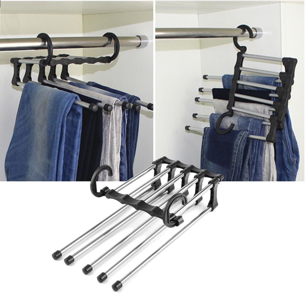 Set 2 x umeras organizator pantaloni, in cascada