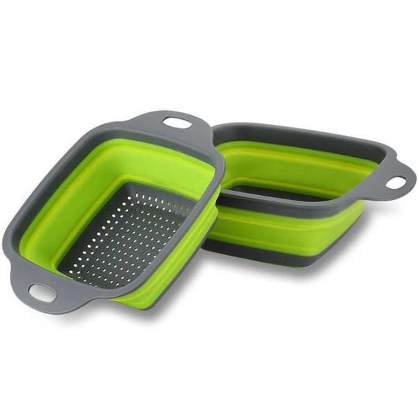 Set 2 castroane pliable cu strecuratoare