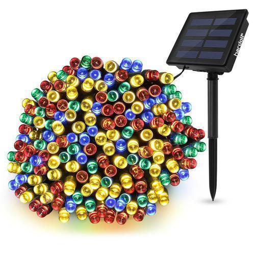 Instalatie solara 200 LED, 20 metri, Multicolor