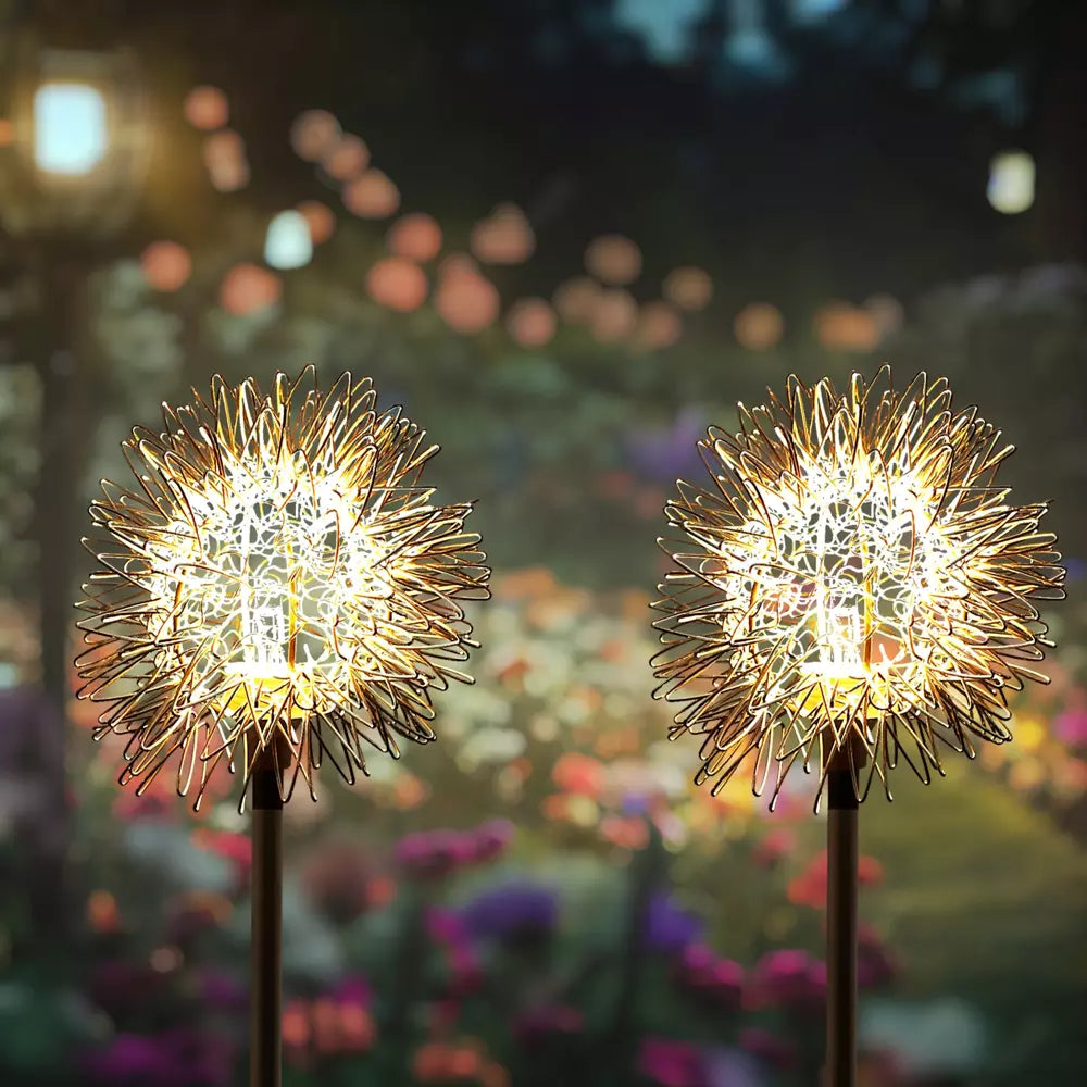 Set 2 x Lampa solara LED, Bulb Flower