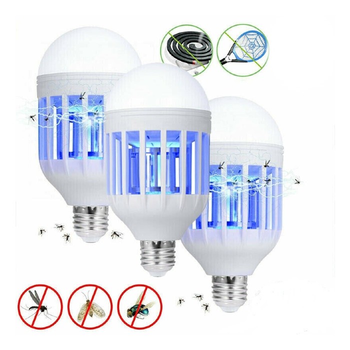 Set 3 x Bec antiinsecte, lampa UV impotriva tantarilor