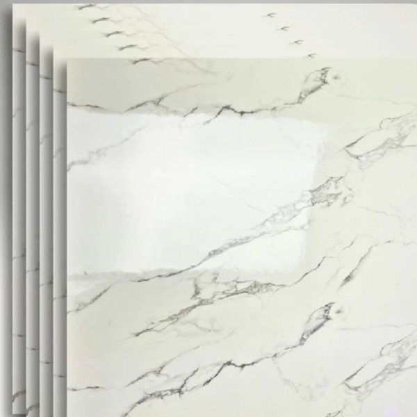 Set 10 Placi autoadezive PVC, 60x60 cm, Marmura