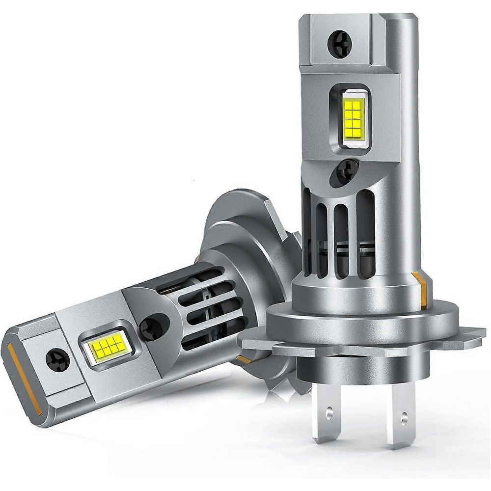 Set 2 Becuri H7, LED 90W, 18000 Lumen, 6500K, Instalare Plug and Play