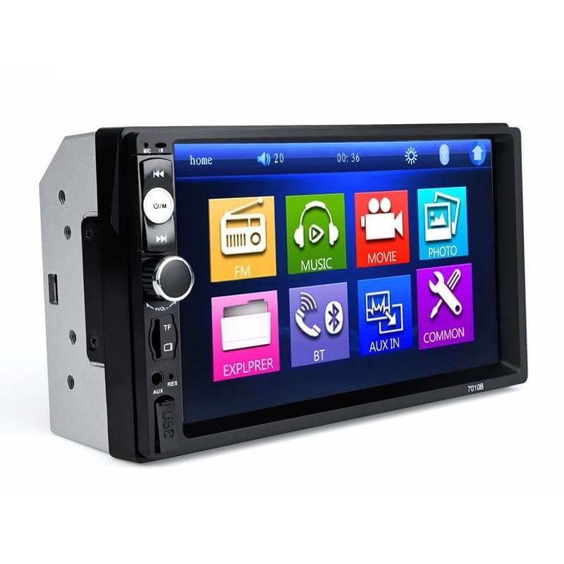 MP5 Player Auto 7010B, Bluetooth, Touchscreen, 4 x 60W, telecomanda