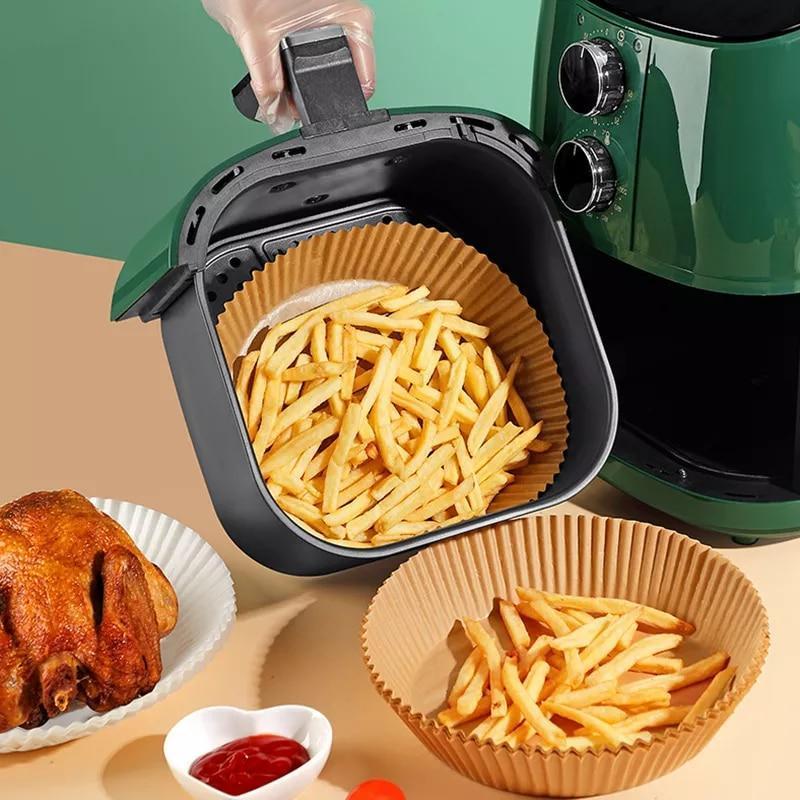 Set 50/100/200 hartii de copt pentru friteuza, 16 cm