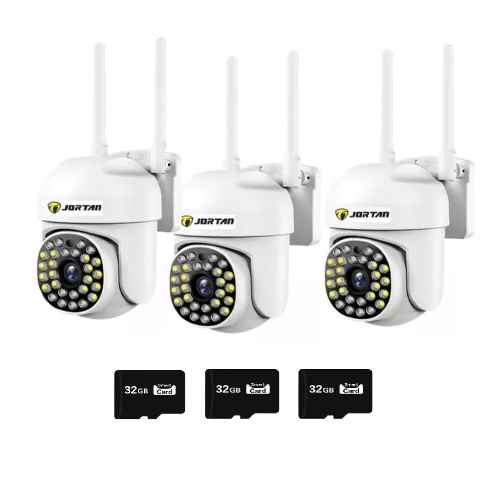 Set 3 x Camera de supraveghere wifi, card 32 GB, JT-8161QJ