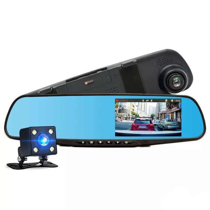 Oglinda auto DVR retrovizoare, camera fata-spate Full HD 1080