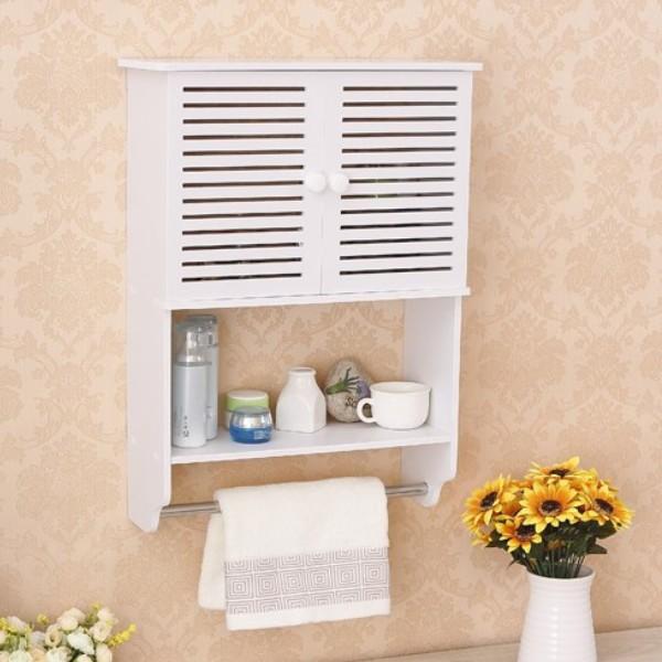 Dulap de perete pentru baie, 60 x 41 x 15 cm​, Alb