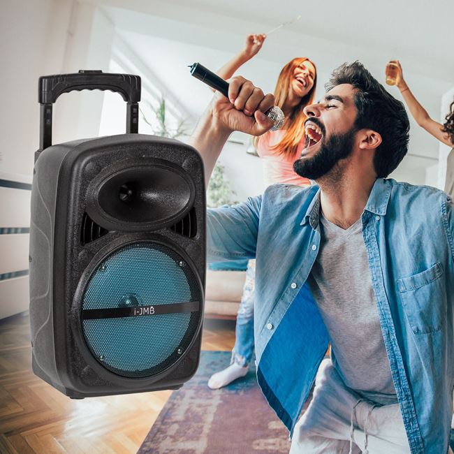 Boxa portabila Bluetooth i-JMB, 20 W, USB/TF/FM, 10 m, 3600 mAh