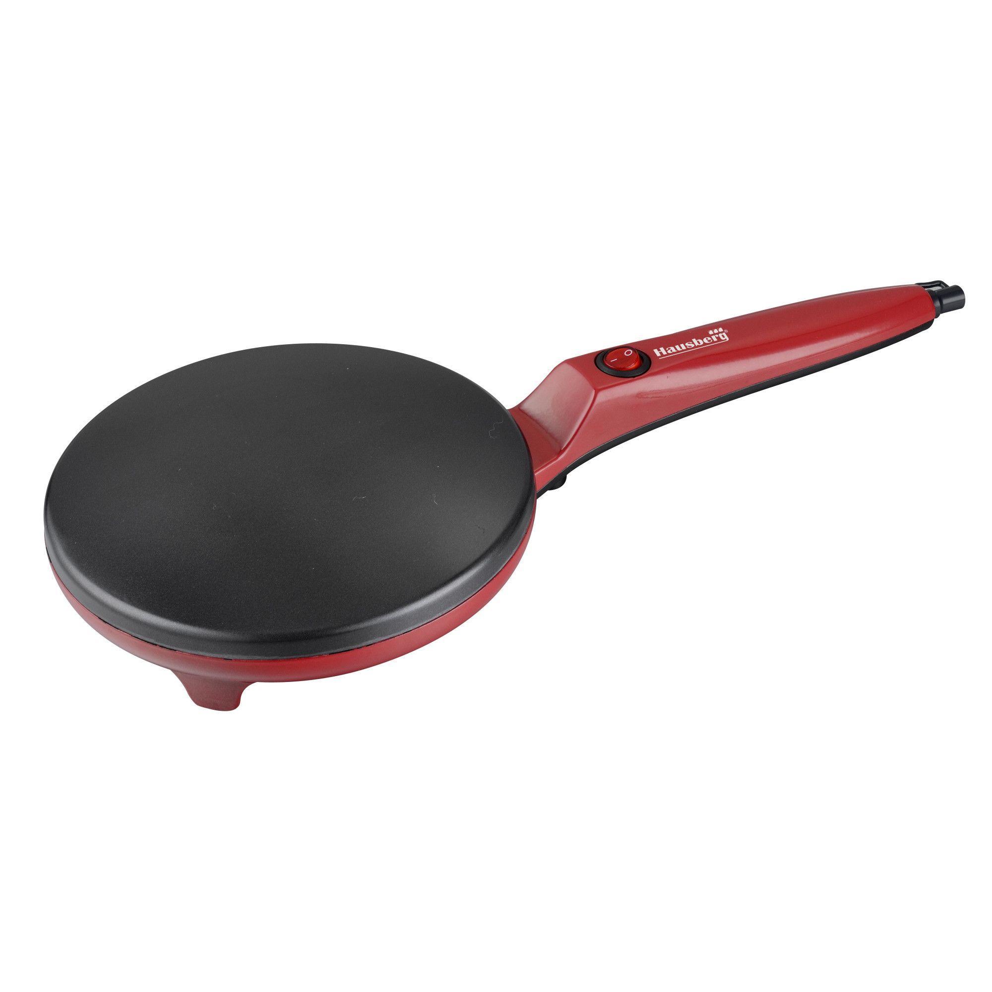 Plita pentru clatite, 600W, Rosu