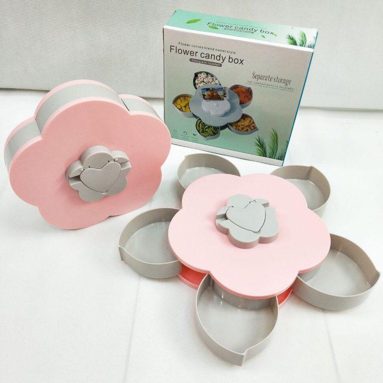 Cutie snacks cu sertare - Floare cu petale