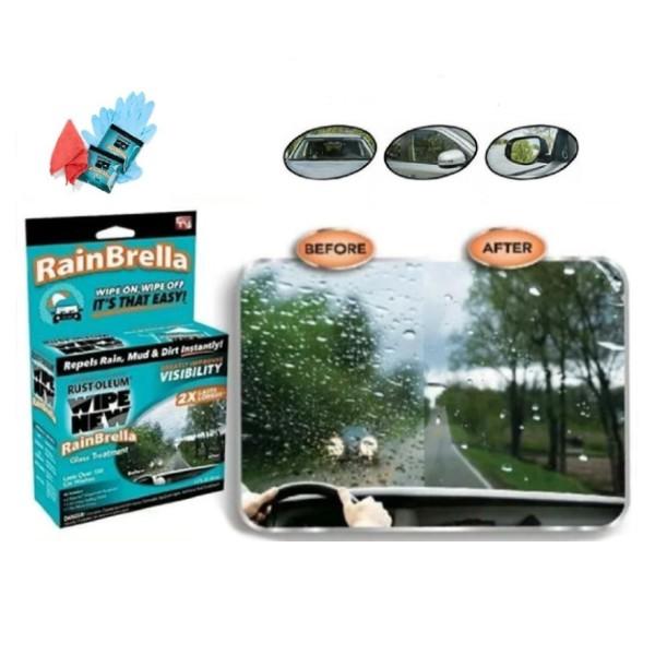 Solutie antiploaie Rainbrella pentru parbriz, oglinzi, geamuri