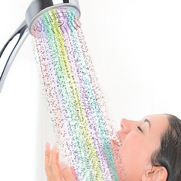 Para de dus multicolor cu led - Usor de instalat