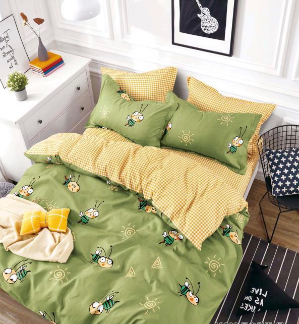 Lenjerie de pat, bumbac satinat finet, 6 piese