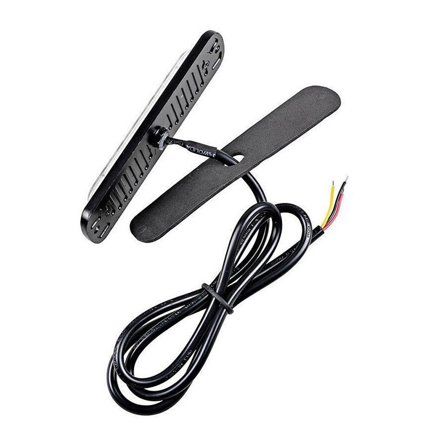 Set 2 x Stroboscop 6 LED, lumina portocalie