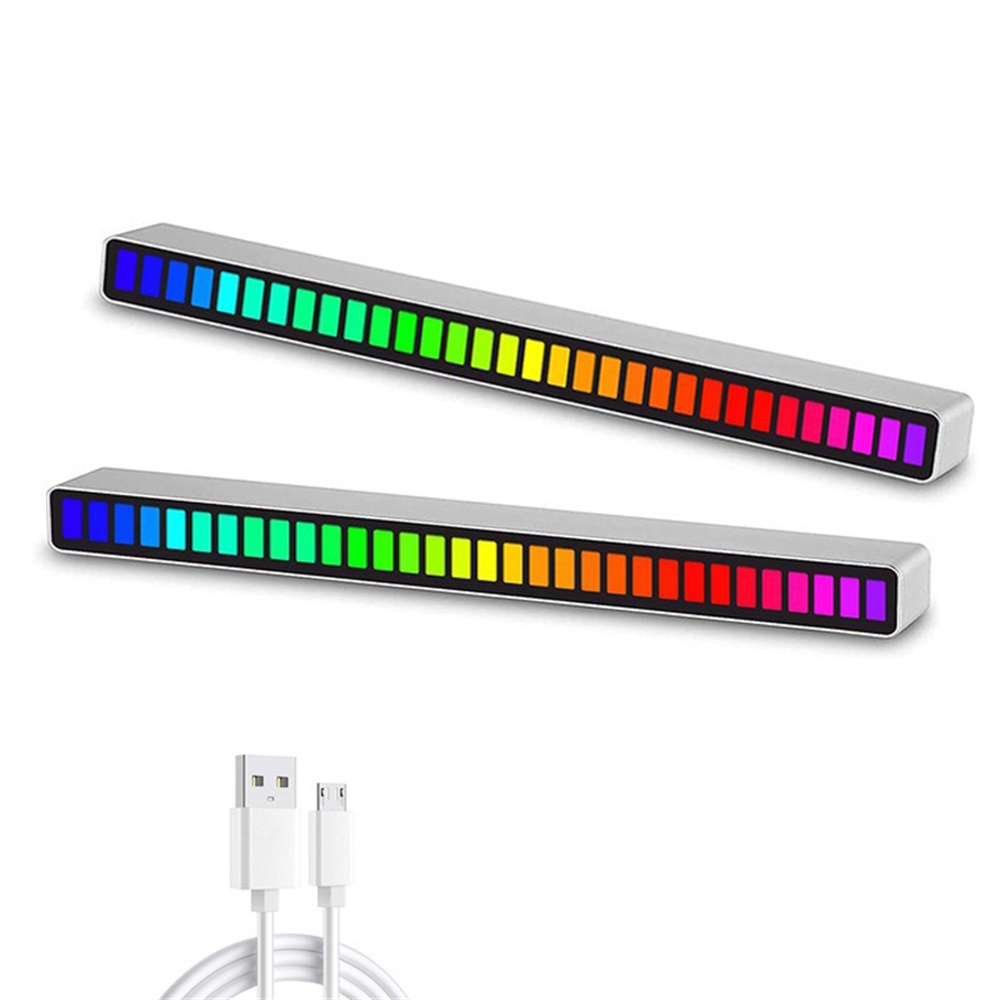 Dispozitiv muzical de luminare cu afisaj LED Alphaone RGB