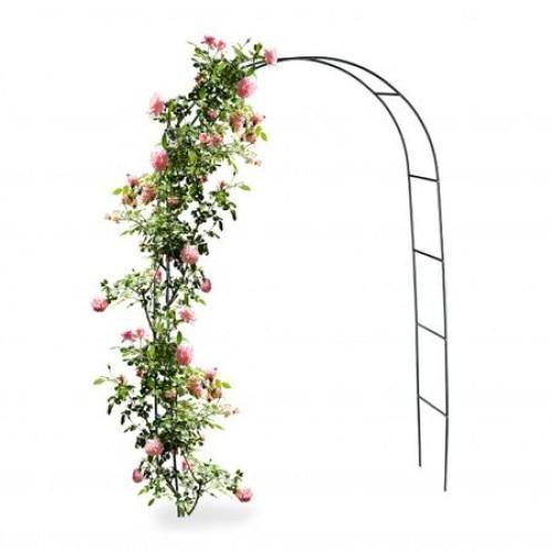 Arcada metalica de gradina pentru flori cataratoare, 200x38x140 cm