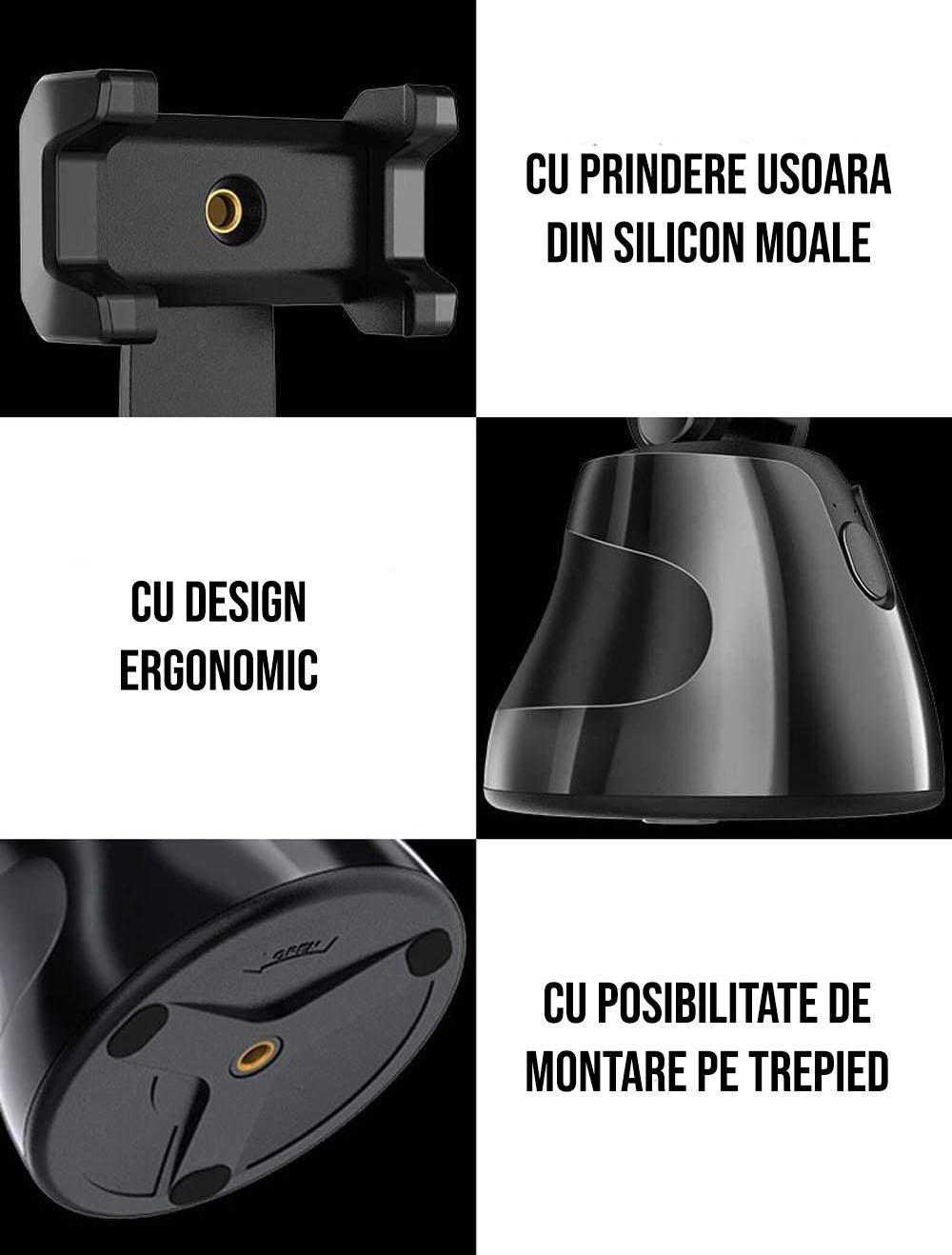 Robot Bluetooth cu recunoastere faciala, rotire 360 grade