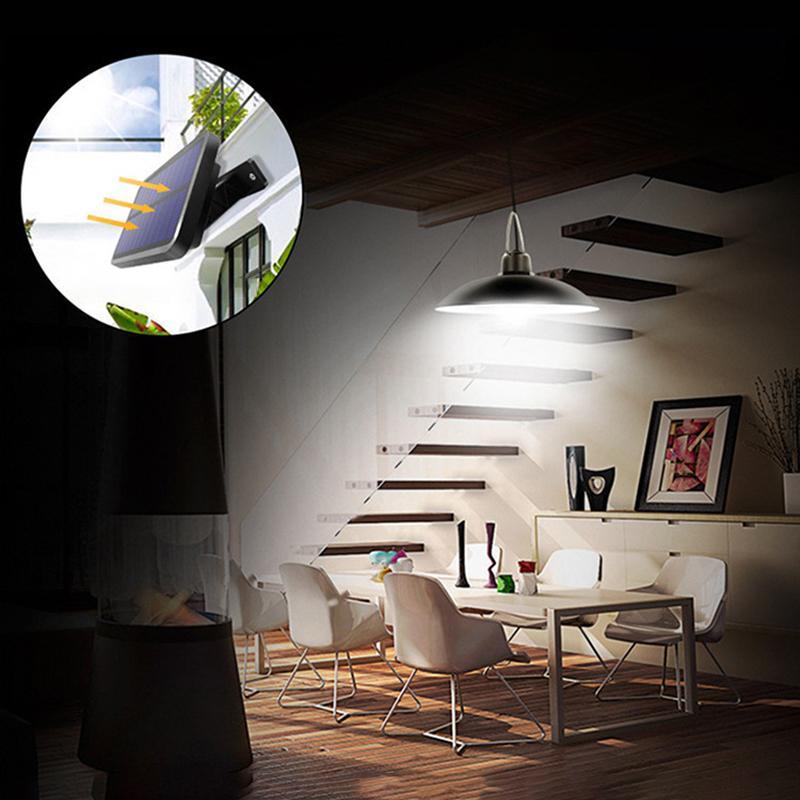 Lampa solara suspendata, telecomanda, 90 Lm/W