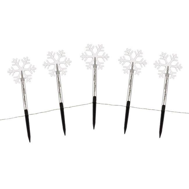 Instalatie 5 fulgi decorativi pentru gradina