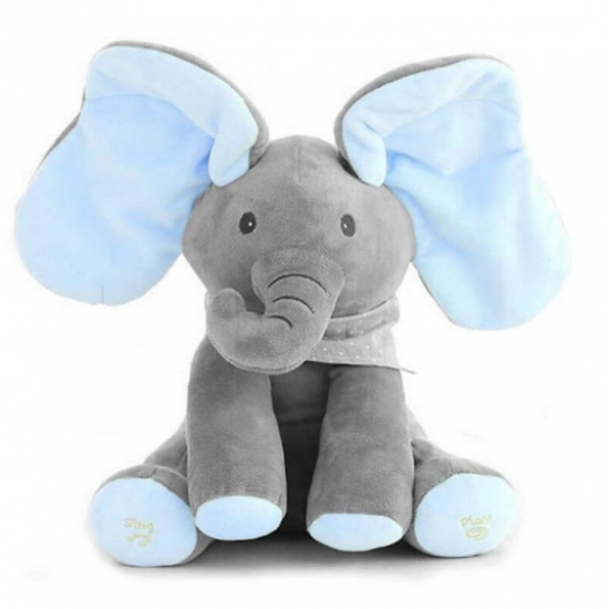 Elefant interactiv din plus - vorbeste,  Peek a Boo