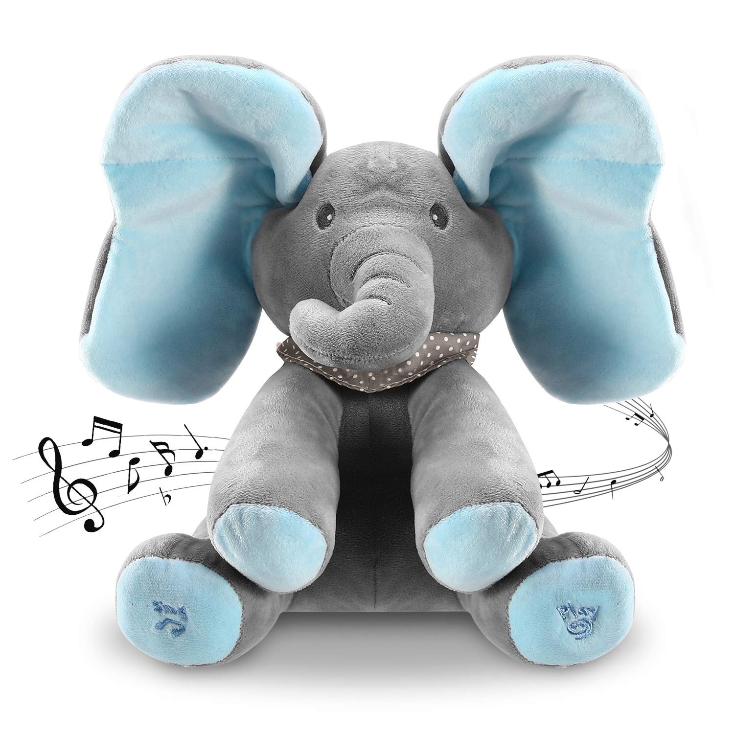 Elefant interactiv din plus - vorbeste,  Peek a Boo