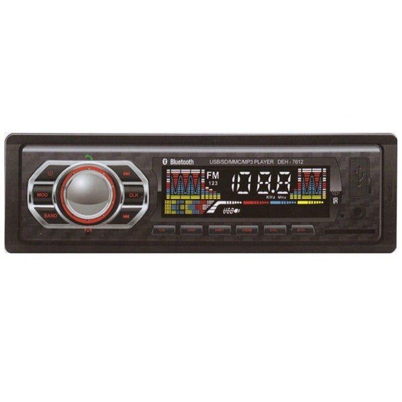 Radio MP3 player auto Bluetooth, USB, SD, AUX, 4x60W, telecomanda DEH-7612