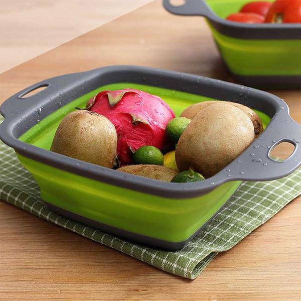 Set 2 castroane pliable cu strecuratoare