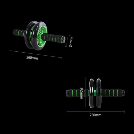 Roata fitness pentru abdomene: Ab Roller Wheel