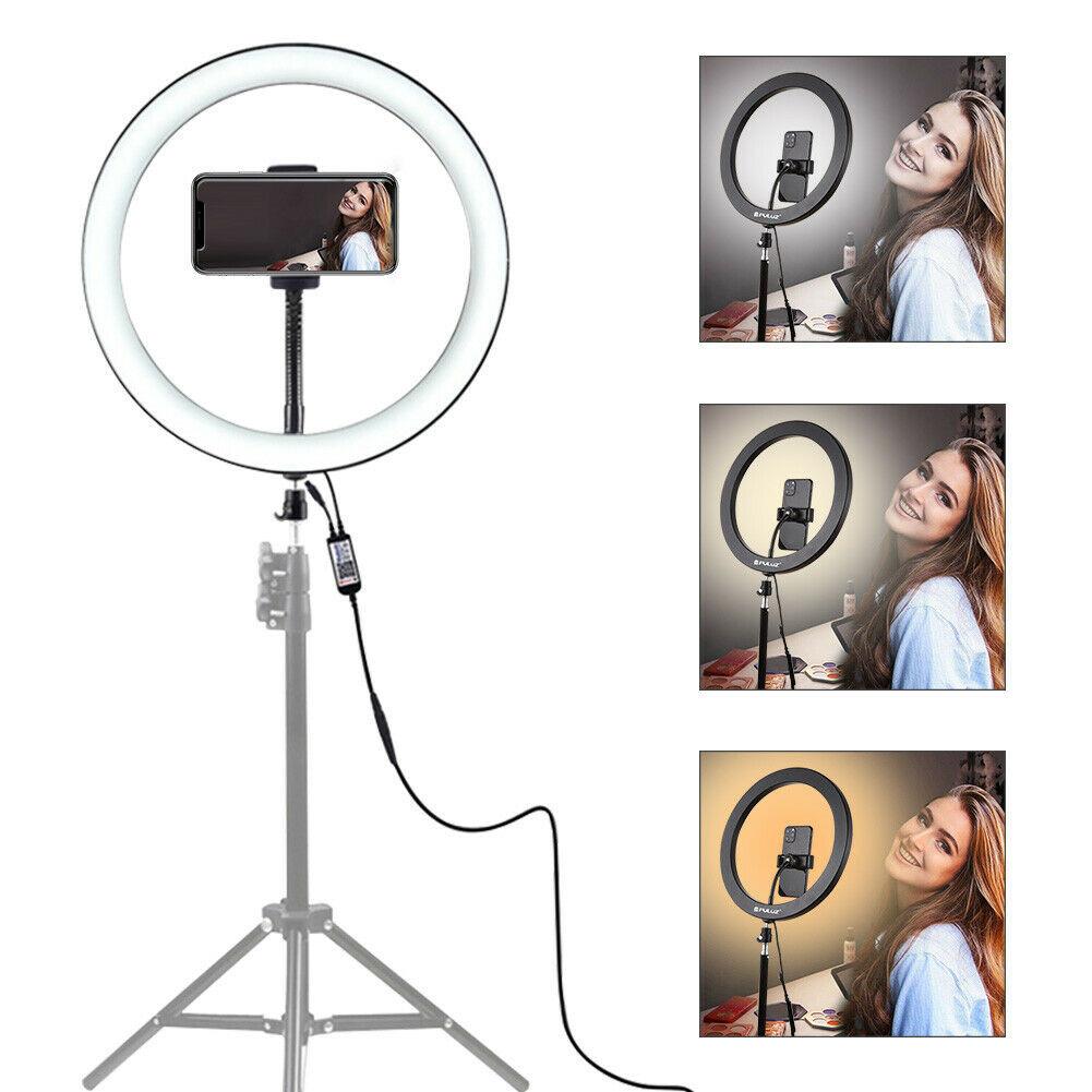 Lampa circulara cu suport selfie, 60W