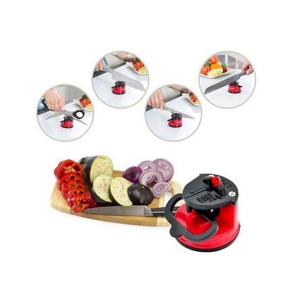 Set 2 x ascutitor cutite, ventuza de prindere, Knife Sharpener