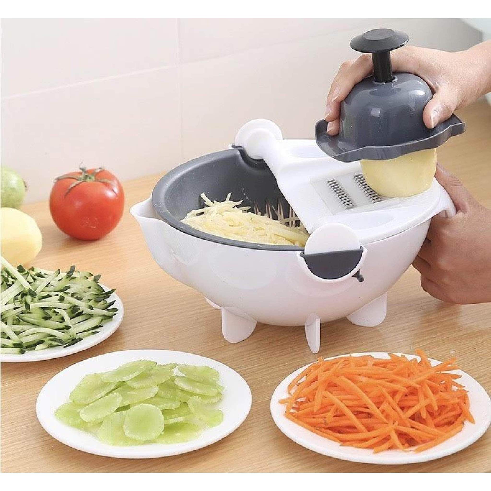 Feliator de legume cu strecurator, Vet Basket Vegetable Cutter