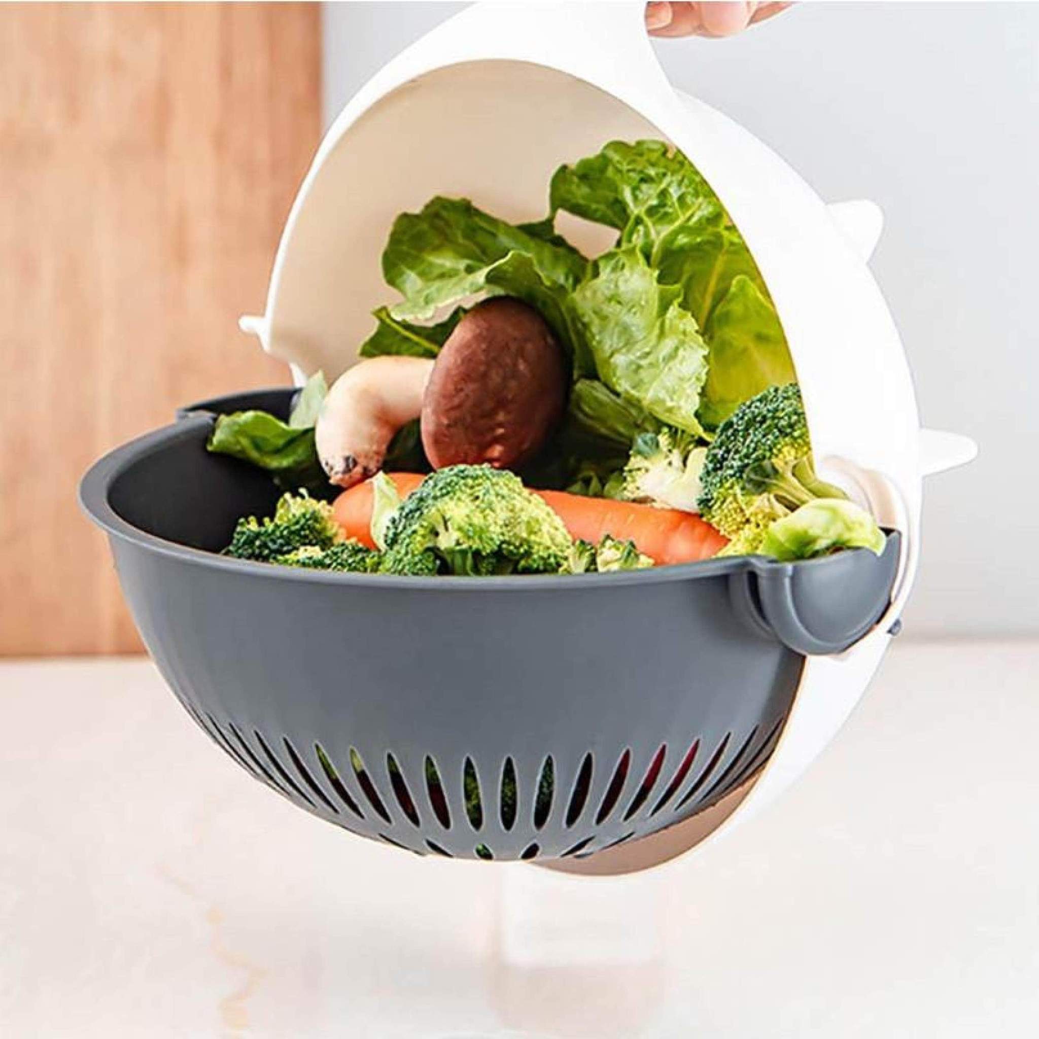 Feliator de legume cu strecurator, Vet Basket Vegetable Cutter