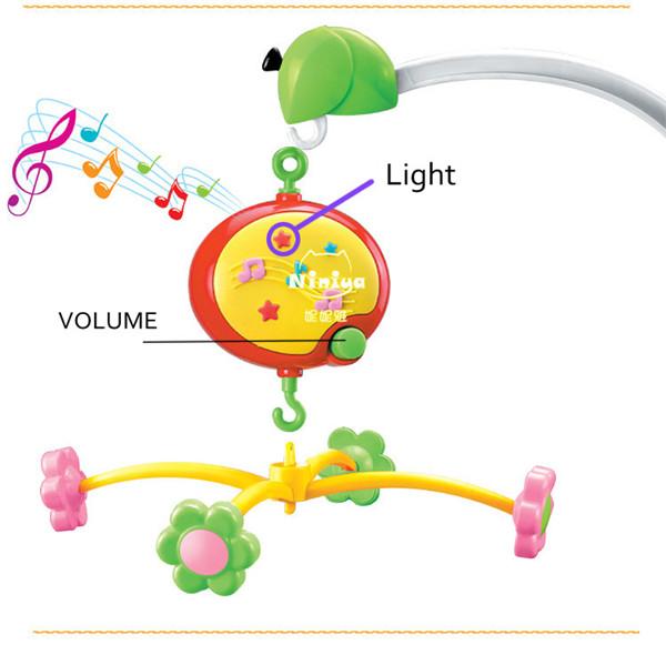 Carusel muzical pentru patut bebe, Musical Baby Mobile