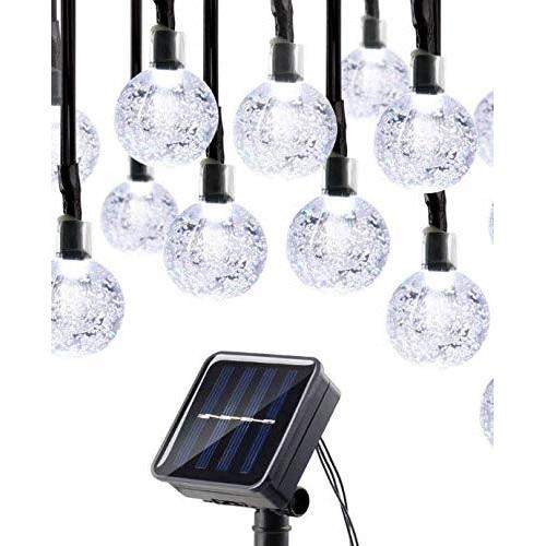 Instalatie solara LED 30 globulete multicolore