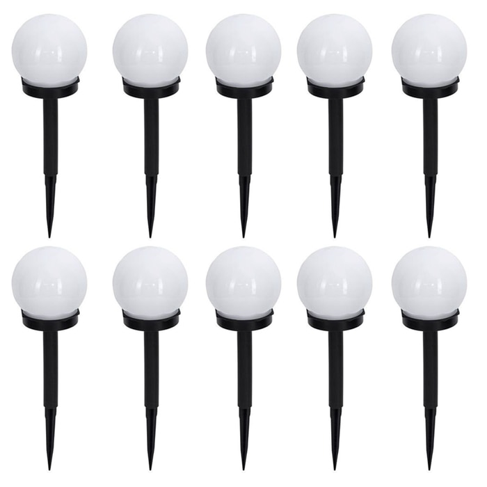 Set 5 x lampa solara, H 34 cm, senzor de lumina
