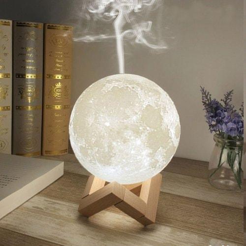 Lampa de veghe cu umidificator + Cadou 12 uleiuri esentiale