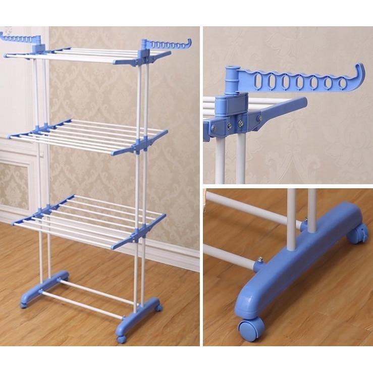 Uscator rufe vertical, pliabil, 3 niveluri