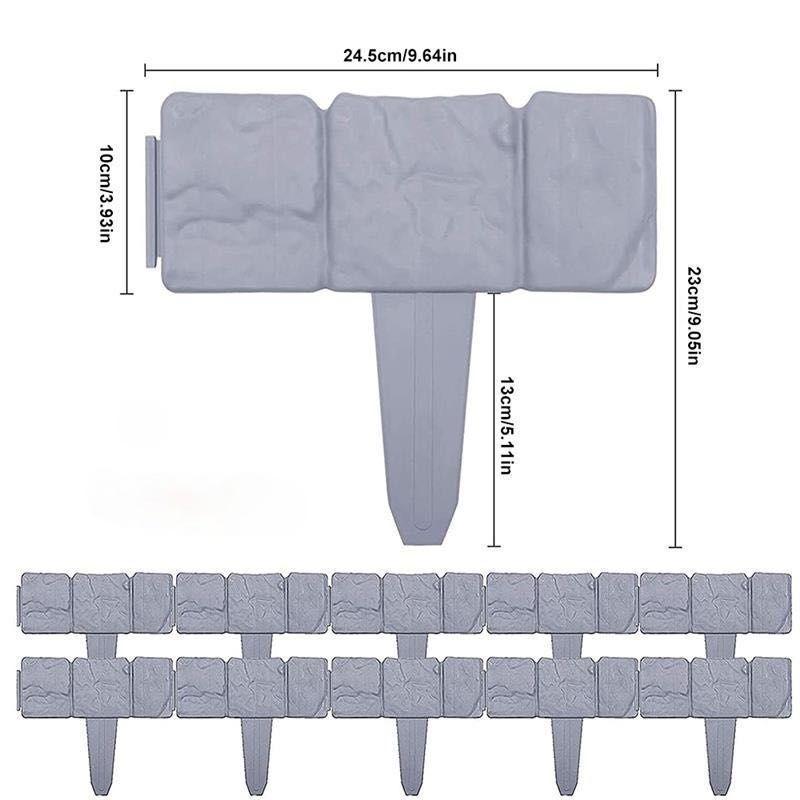 Set 30 x Bordura decorativa cu aspect de piatra