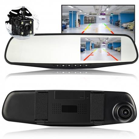 Oglinda auto DVR retrovizoare, camera fata-spate Full HD 1080