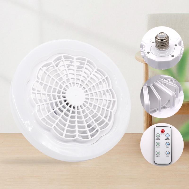 Lampa LED bec 30 W cu ventilator si telecomanda