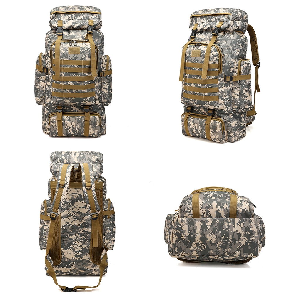 Rucsac Militar, 80 L, 5 compartimente, Impermeabil