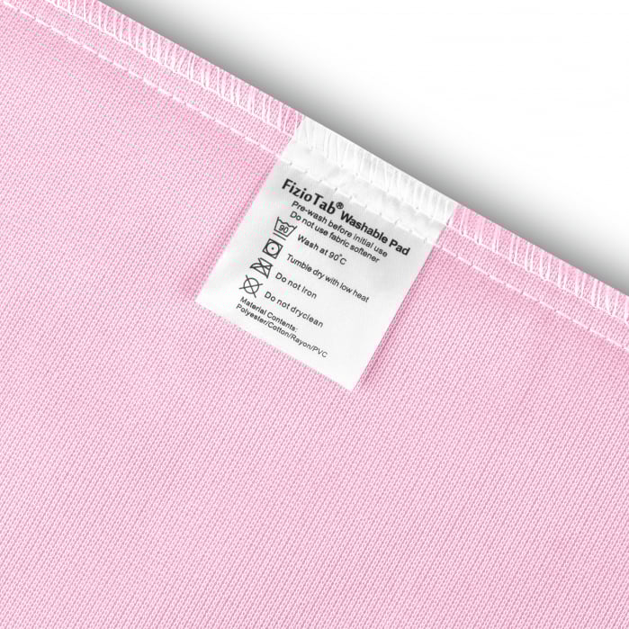 Aleza impermeabila, lavabila si reutilizabila, 91 x 85 cm, Roz/Alb