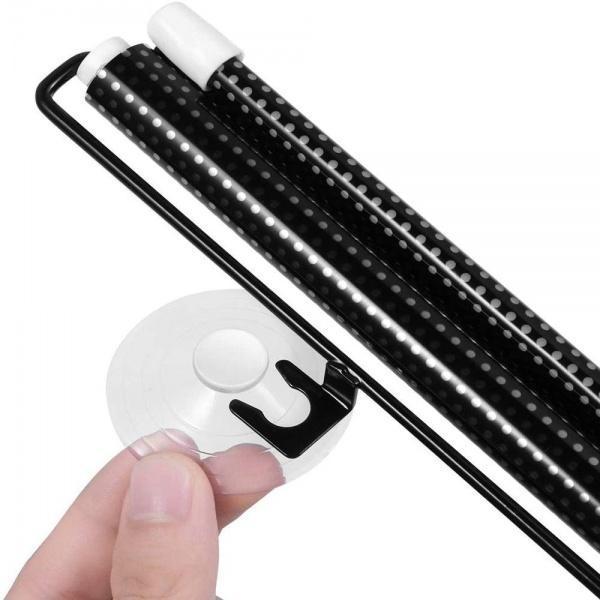 Set 2 x Jaluzea cu ventuza pentru parbriz auto, 68 x 125 cm