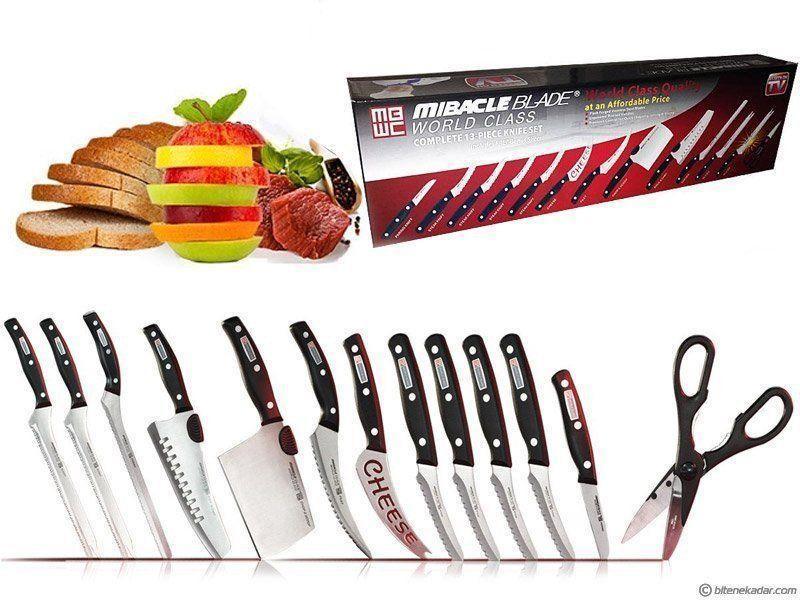 Cutite profesionale Miracle Blade World Class 13 piese forjate la cald