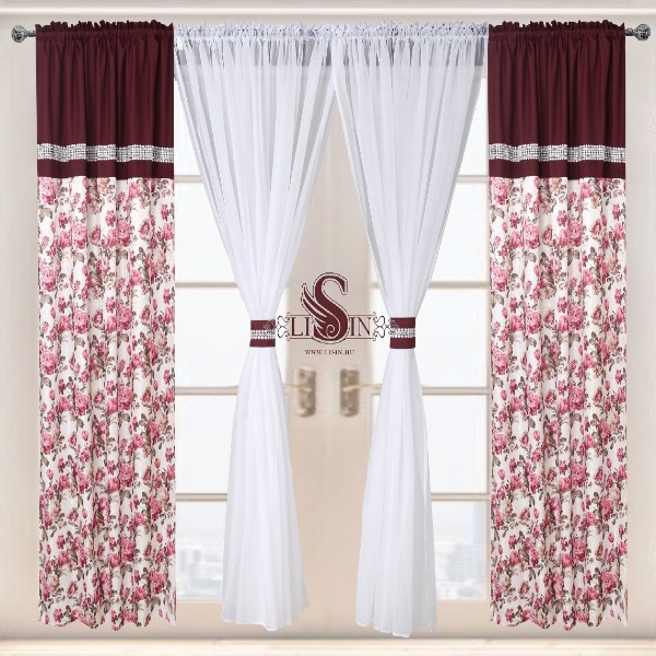 Set 4 piese, Perdea si Draperie, DS124-6