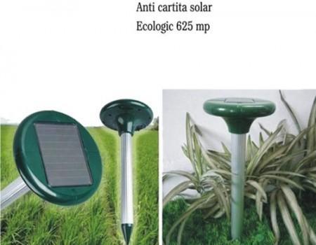 Aparat alungat cartite cu alimentare solara - alarma sonica