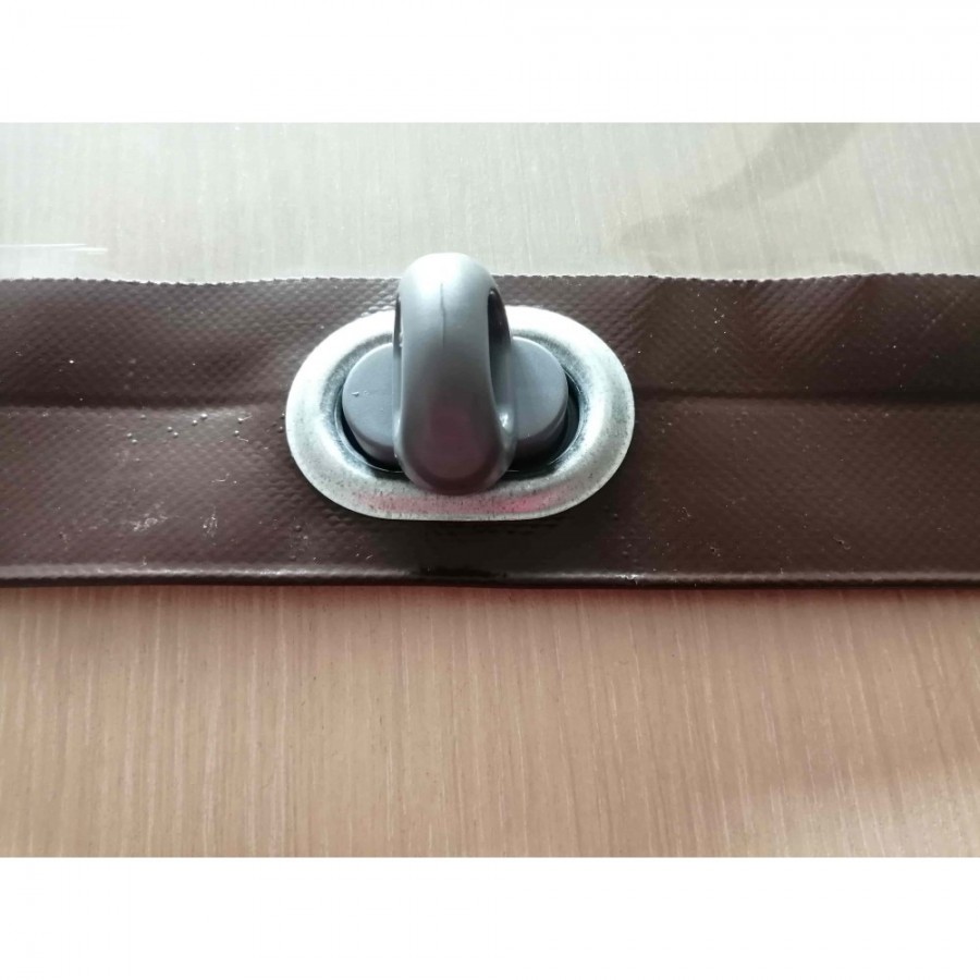 Kit montare folie terase: 30 bride rotative si 30 capse metalice