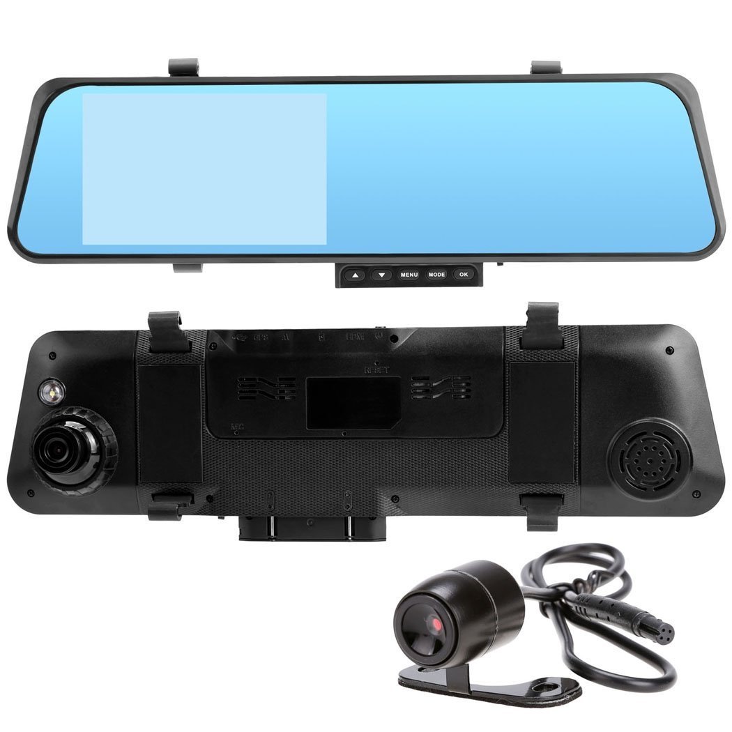 Oglinda auto DVR retrovizoare, camera fata-spate Full HD 1080